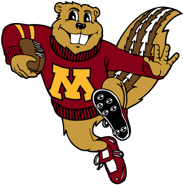 Minnesota Golden Gophers 1986-Pres Mascot Logo 03 vinyl decal